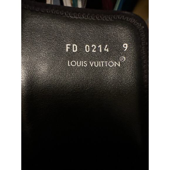 Louis Vuitton Miami Mule FD 0214 9 Slide Slippers Men’s Black Jacquard Fabric - Picture 8 of 11